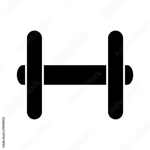 Dumbbell icon with moderate weight
