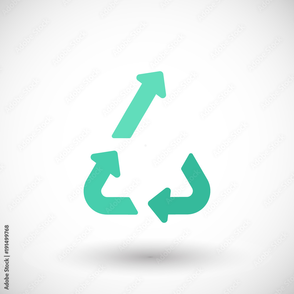 Upcycling flat vector icon Upcycling flat vector icon