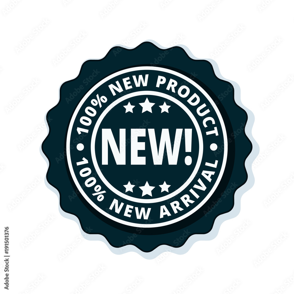 New Product New Arrival label illustration New Product New Arrival label illustration