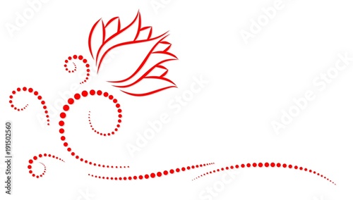the Red flower.