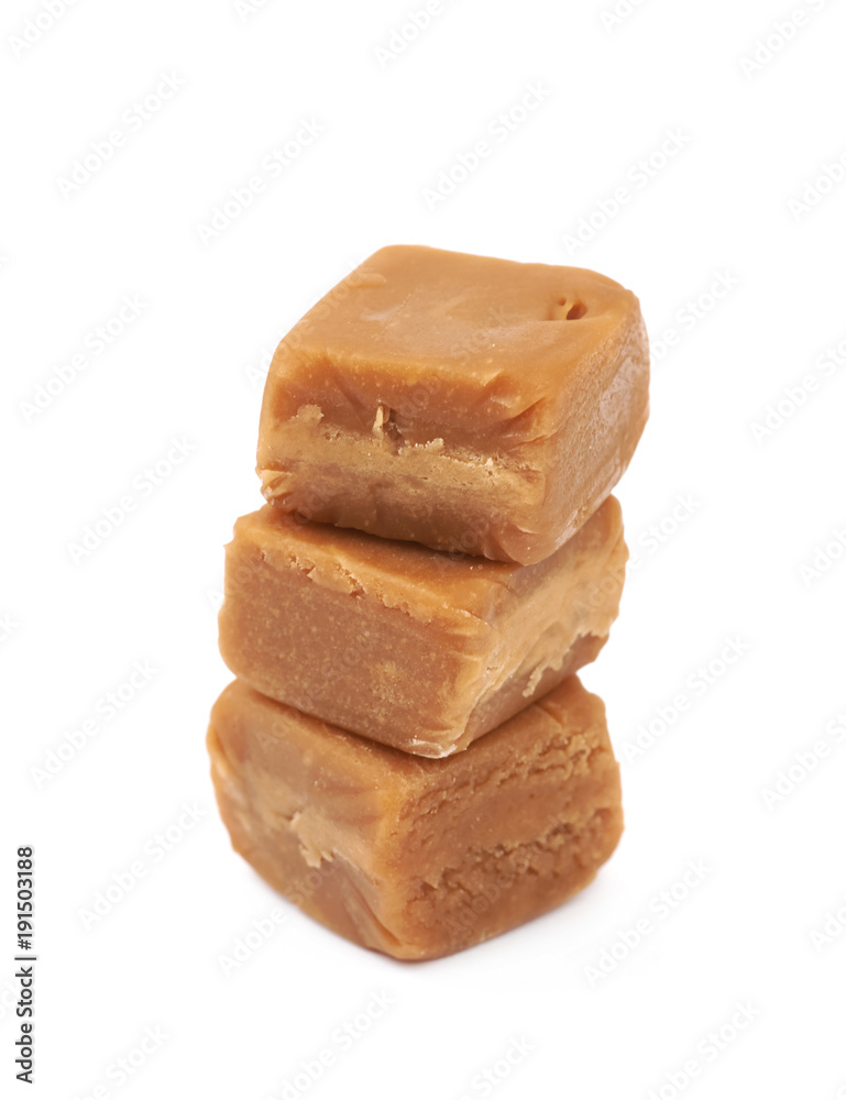 Scottish whisky fudge candy isolated Scottish whisky fudge candy isolated