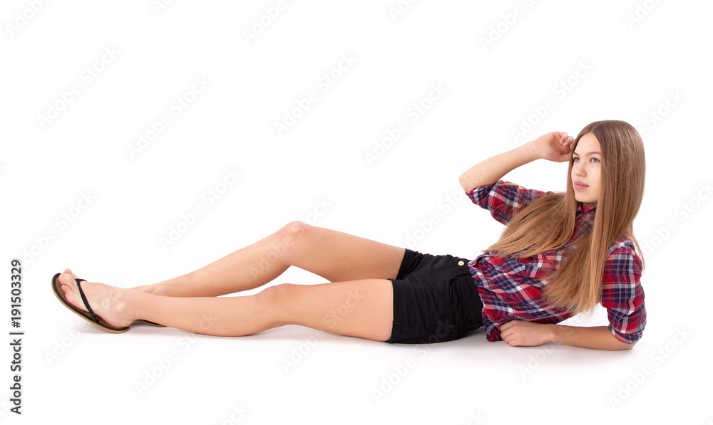 child lying on floor child lying on floor