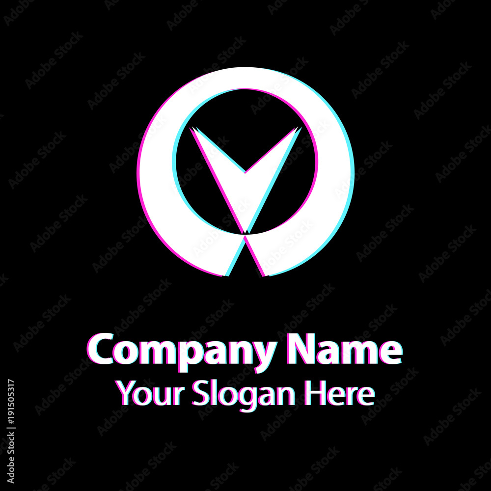 Abstract graphic icon, logo design template, symbol for company Abstract graphic icon, logo design template, symbol for company