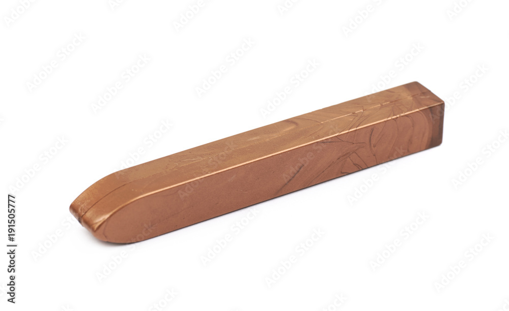 Stick of sealing wax isolated Stick of sealing wax isolated