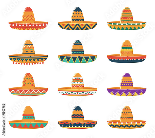Set of Sombrero Hats