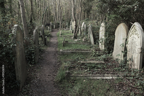 Highgate Cemetery in London photo