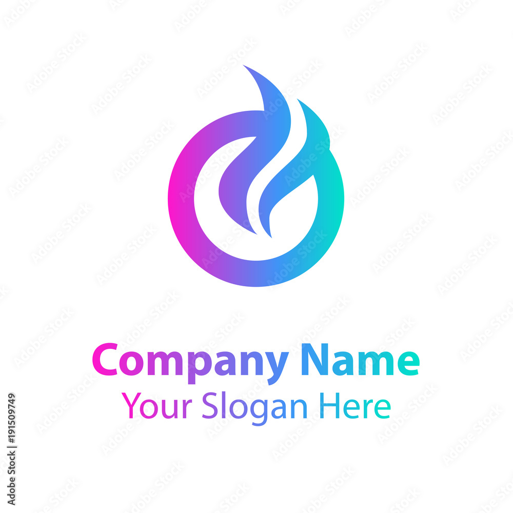 Abstract graphic icon, logo design template, symbol for company Abstract graphic icon, logo design template, symbol for company