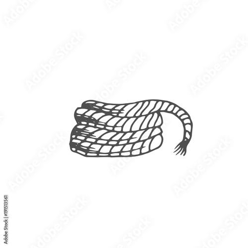 rope vector draw © fiodarpiatrykin