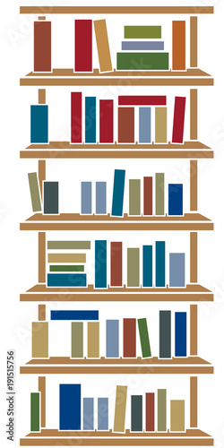 Estantería con libros