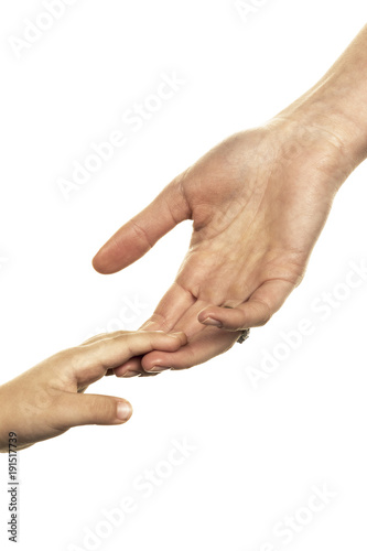 small and big hand