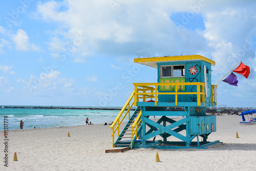 Lifeguard tower Miami Beach © Romain