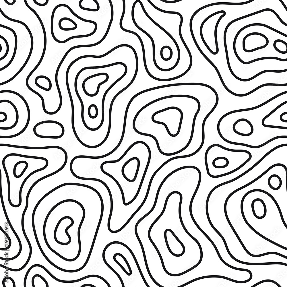Obraz Topo abstract background with paper cut shapes. Vector papercut ...