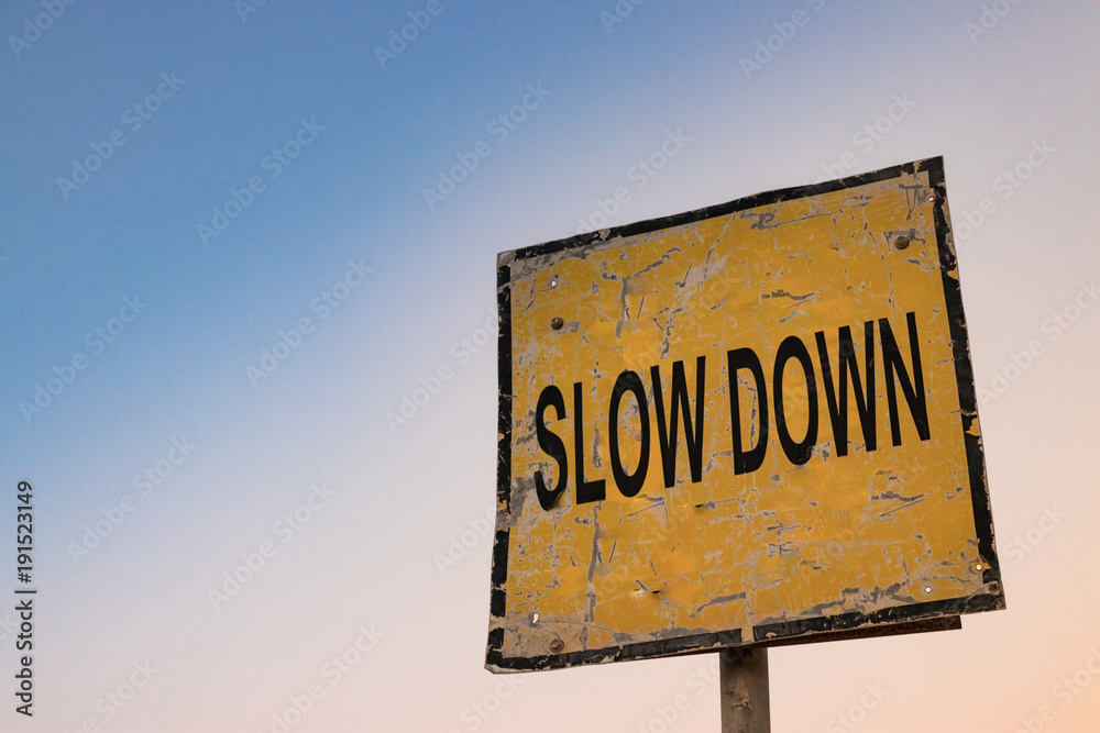 Fototapeta premium Sometimes you need to slow down