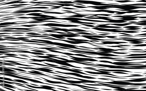 2690233 Black and White Wave Stripe Optical Abstract Background