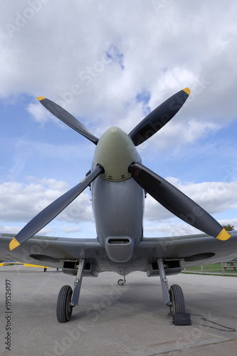 Naklejka Spitfire front view