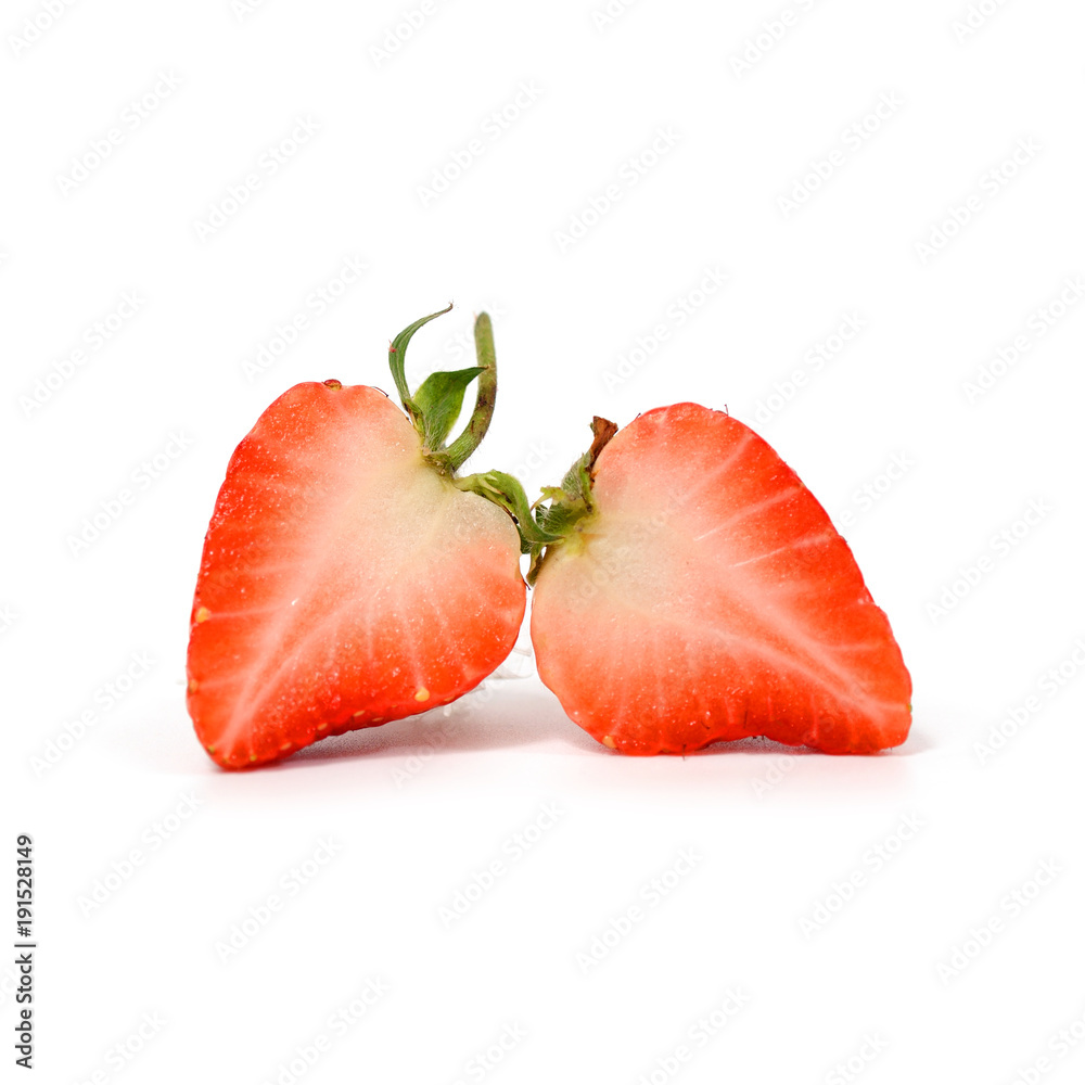 Strawberry isolated on white as background Strawberry isolated on white as background