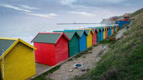 British Seaside Holiday Beach Huts © CatHouseProduction