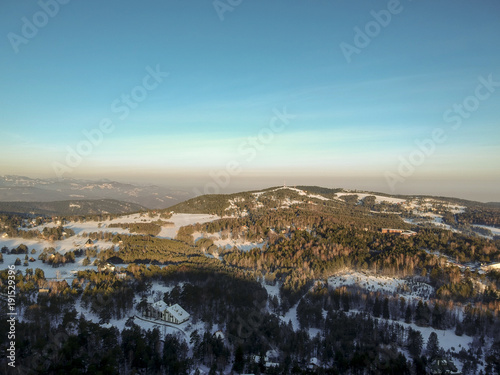 Aerial view at Divcibare, Serbia