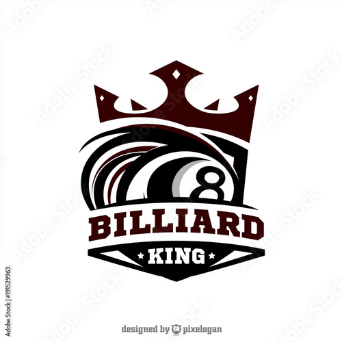 King billiard Ball Logo