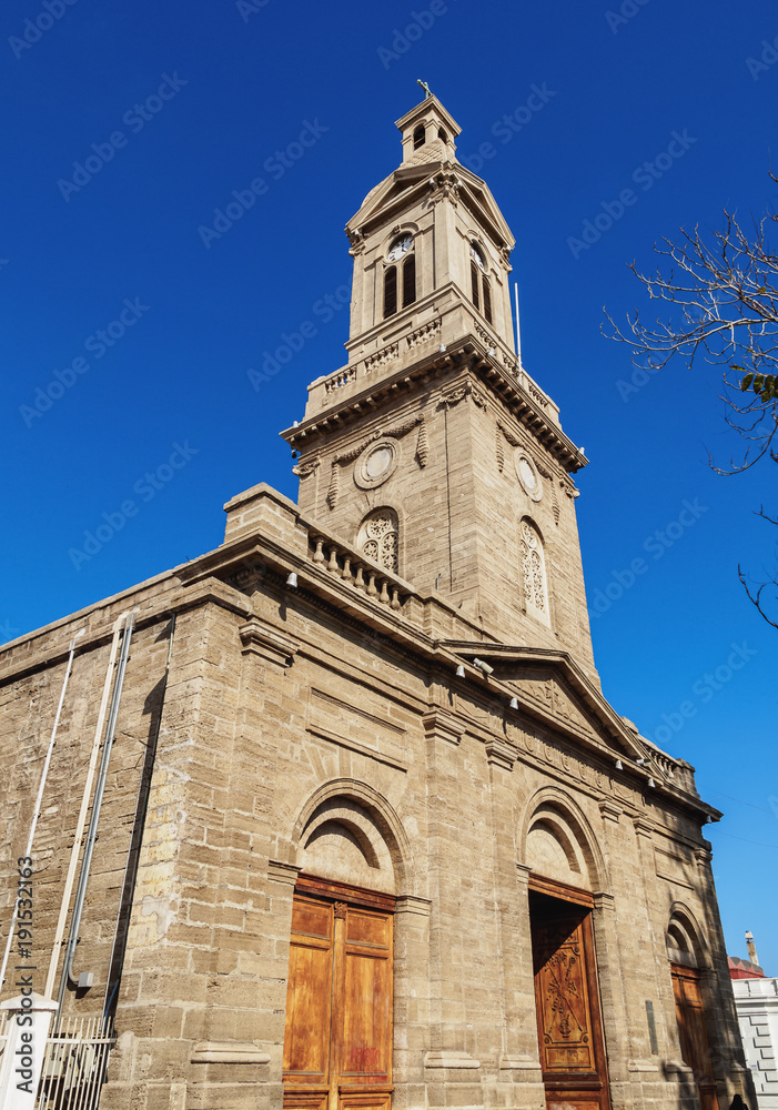 Fototapeta premium Cathedral of Our Lady of Mercy, Plaza de Armas, La Serena, Coquimbo Region, Chile