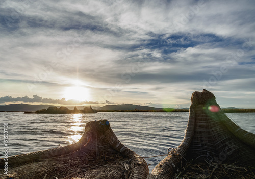 Uros Floating Islands, Lake Titicaca, Puno Region, Peru photo