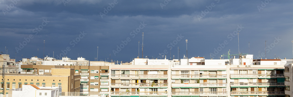 Fototapeta premium Panorámica urbana