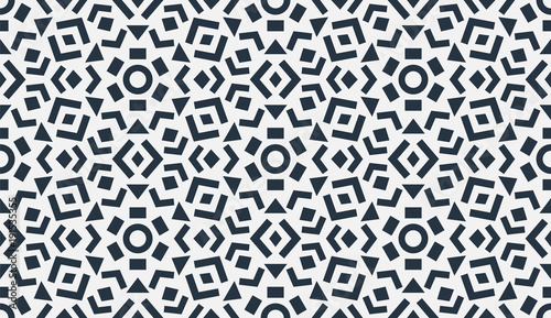 Abstract Oriental Pattern. Modern Shape. Endless Vector.