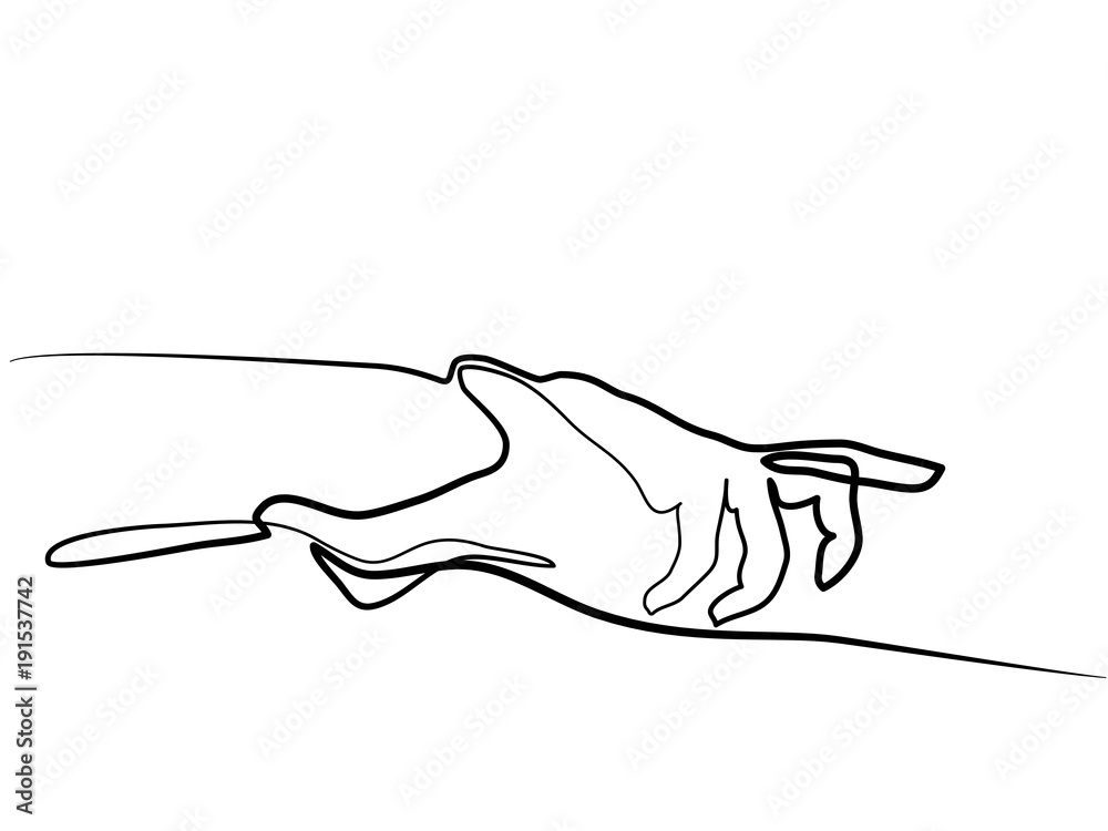 Continuous line drawing. Holding man and woman hands together. Vector illustration Continuous line drawing. Holding man and woman hands together. Vector illustration