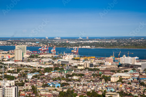 Panorama of Cebu city. Philippines.