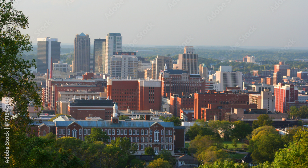 Obraz premium Birmingham Alabama skyline