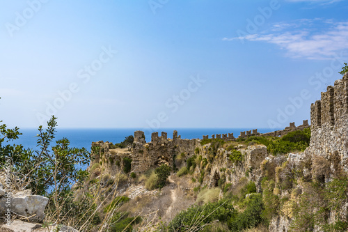 Palaiokastro castle of ancient Pylos. Greece