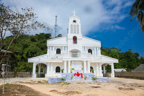 Saint Joseph Marello roman catholic church  at Palawan , Philippines. photo