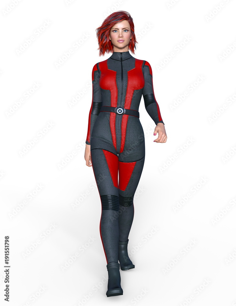 Fototapeta premium スーパーウーマン