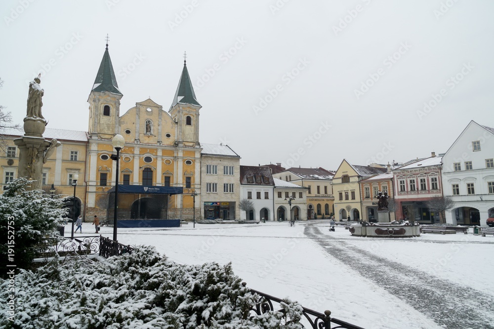 Center of Zilina town. Slovakia