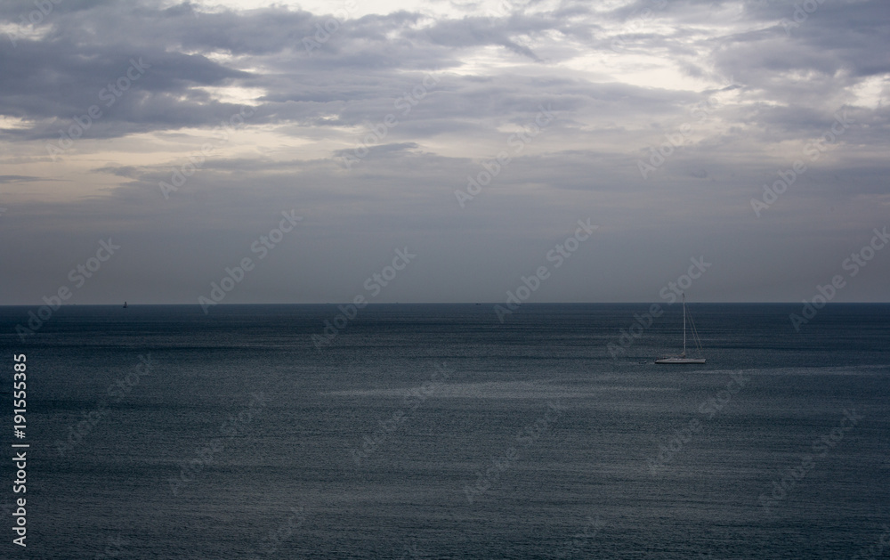 Fototapeta premium Boat at Sea