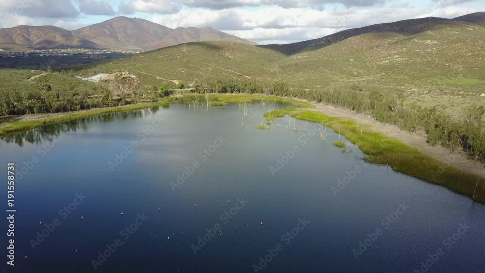 San Diego, CA Lower Otay Lake Reservoir - Drone Video. Aerial Video of Lower Otay Lake is an artificial lake in San Diego County, California, flanked by Otay County Open Space Preserve. San Diego, CA Lower Otay Lake Reservoir - Drone Video. Aerial Video of Lower Otay Lake is an artificial lake in San Diego County, California, flanked by Otay County Open Space Preserve.
