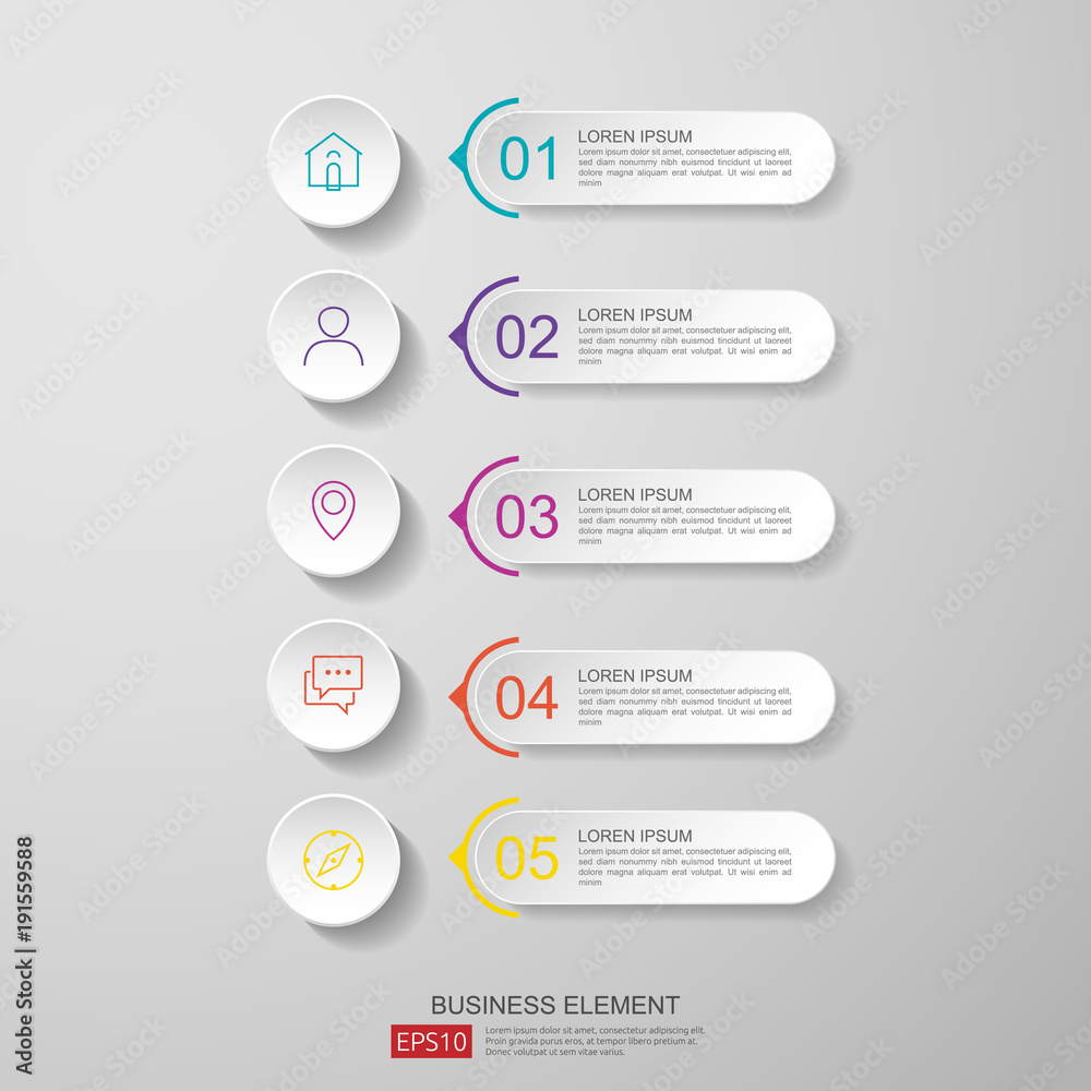 infographics timeline design template vector with 3D paper label, integrated circles. Business concept with options. For content, diagram, flowchart, steps, parts, workflow layout, chart infographics timeline design template vector with 3D paper label, integrated circles. Business concept with options. For content, diagram, flowchart, steps, parts, workflow layout, chart