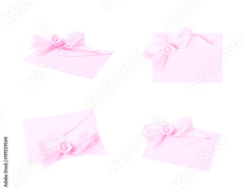 Paper envelope decorated with the bow © Dmitri Stalnuhhin