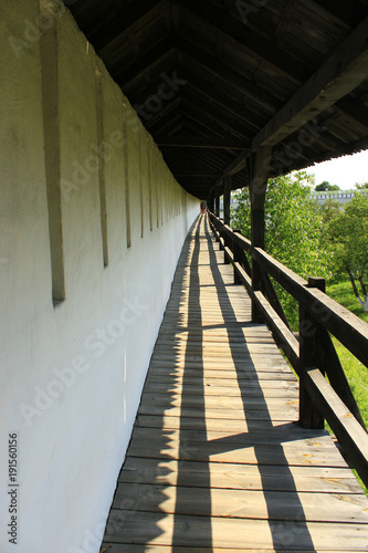 Ancient Slavonic wooden fortress in Novhorod-Siverskii