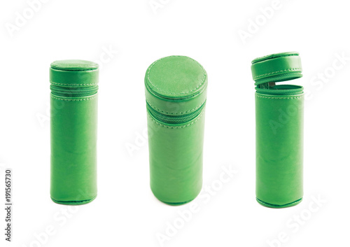 Cylindrical pencil case iso...
