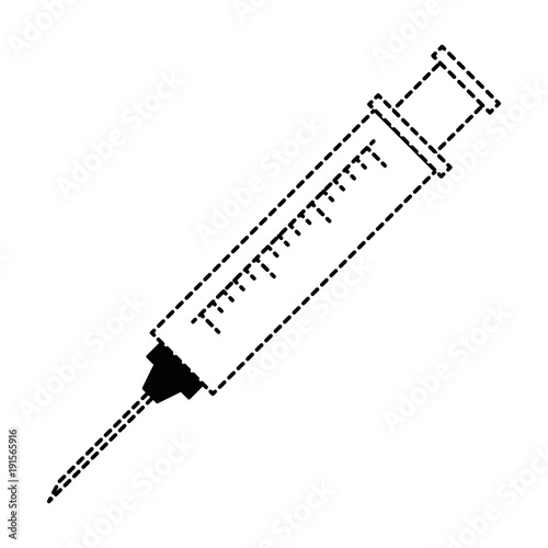 injection medical isolated icon vector illustration design