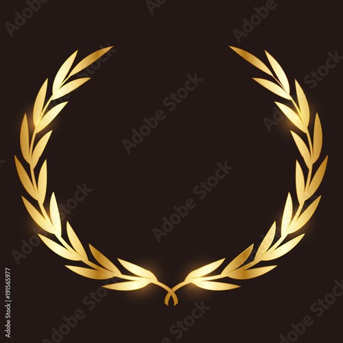ローレル 葉 シルエット アイコン Stock Vector Adobe Stock