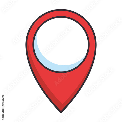 pin pointer location icon vector illustration design