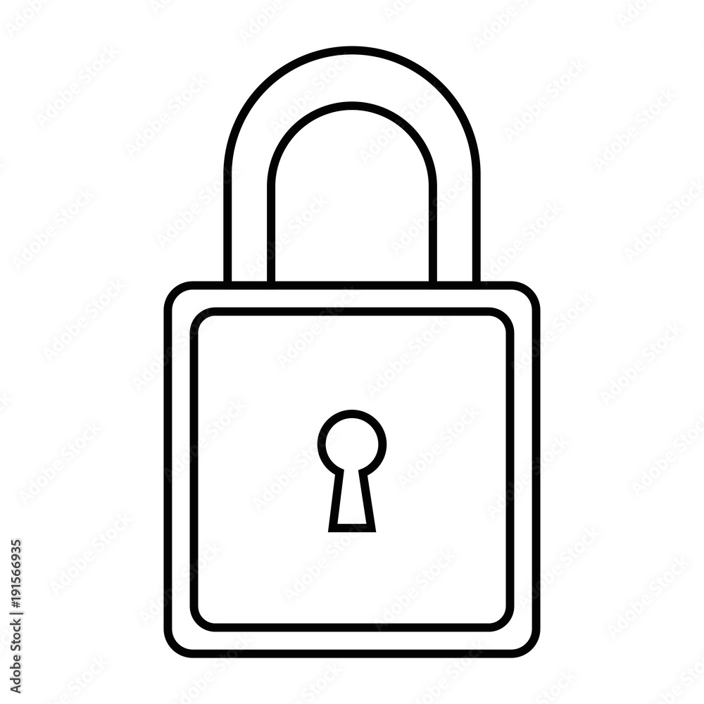 safe secure padlock icon vector illustration design safe secure padlock icon vector illustration design