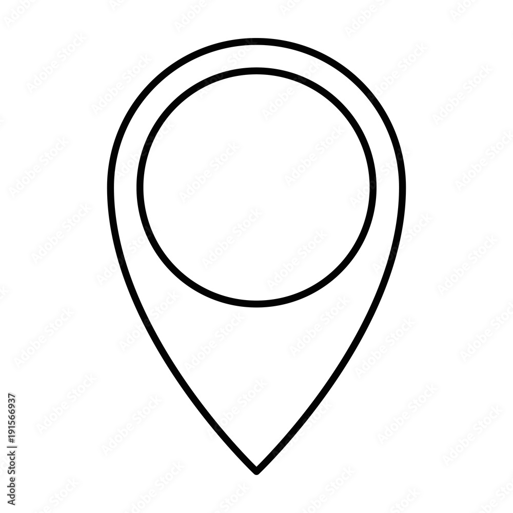 pin pointer location icon vector illustration design pin pointer location icon vector illustration design