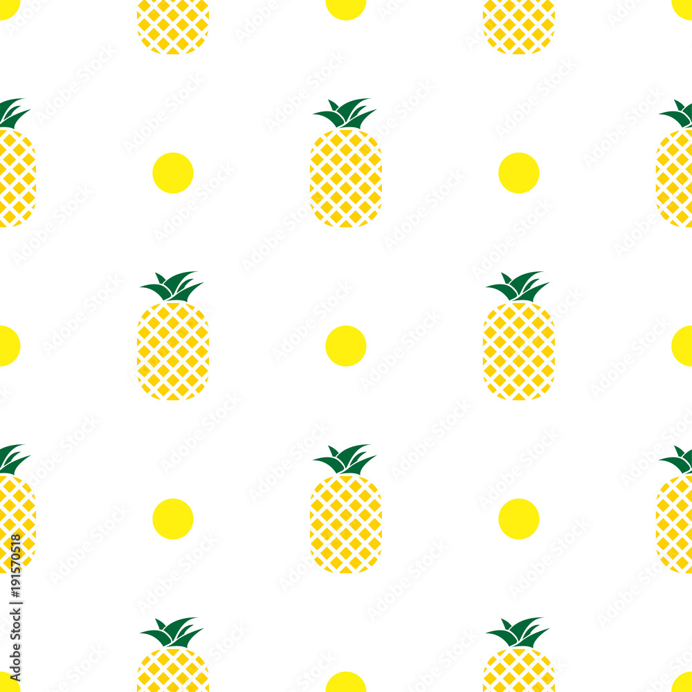 pattern pineapple graphic background