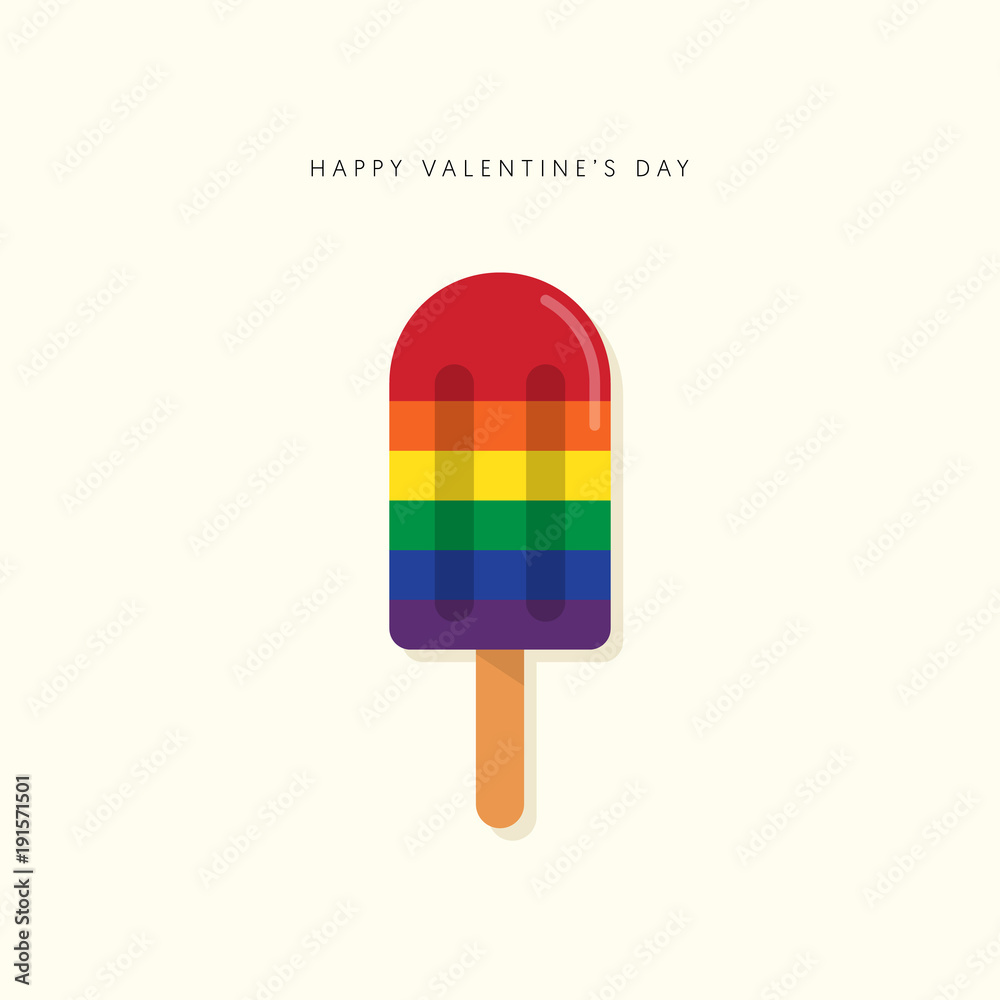 Valentine's day background, LGBT rights and equality concept Valentine's day background, LGBT rights and equality concept