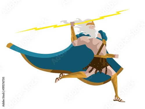 zeus jupiter mythology god of ray