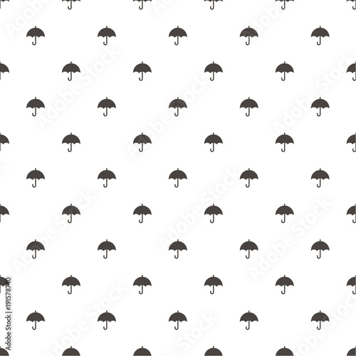 PATTERN umbrella black and white Vector illustration of weather on white background. icon