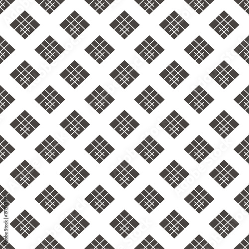 Pattern Abstract Geometric Wallpaper Vector illustration. background. black. on white background